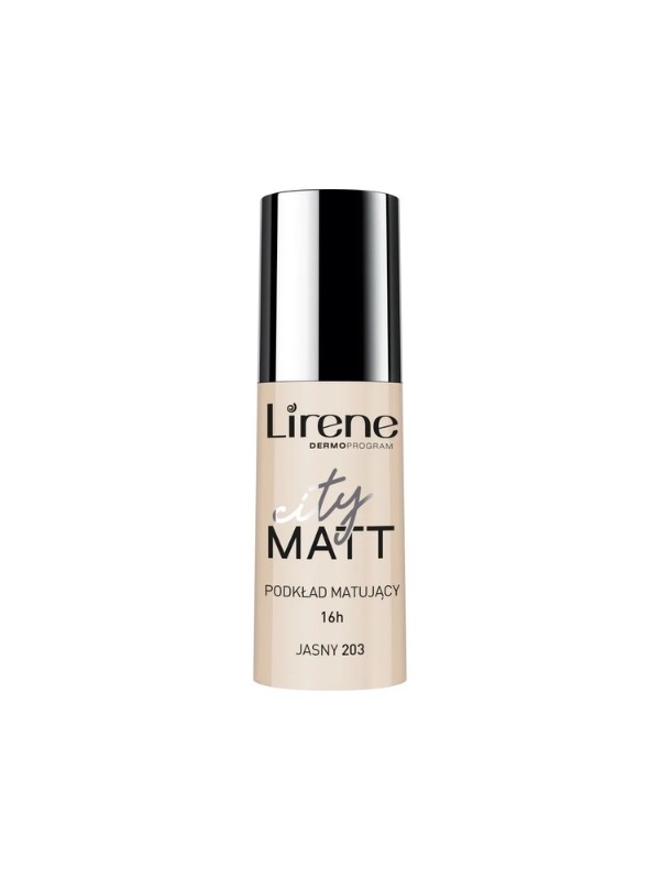 Lirene City Matt Mattierendes und glättendes Gesichtsfluid /203/ Light 30 ml