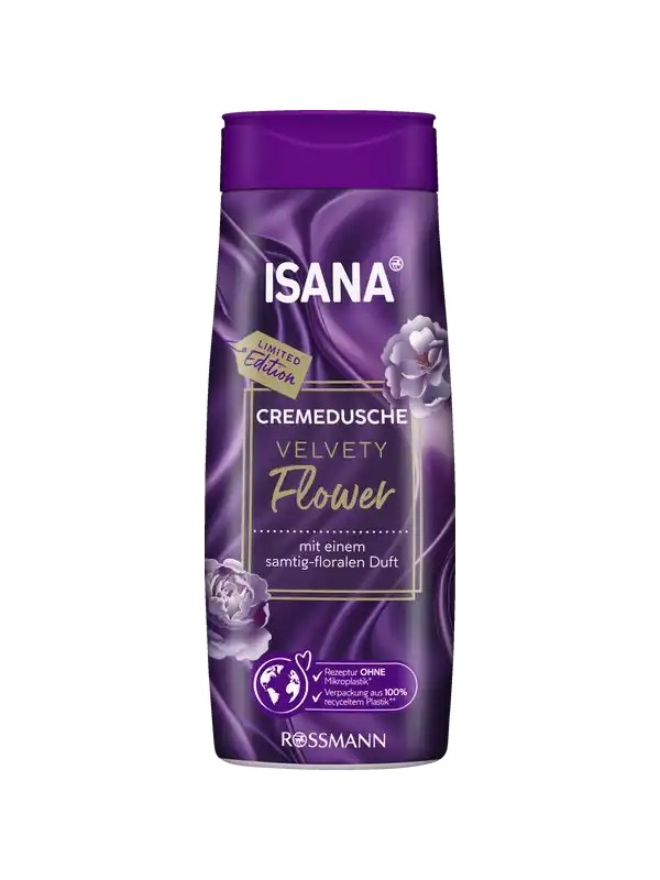 Isana romige Velvety Flower Douchegel 300 ml