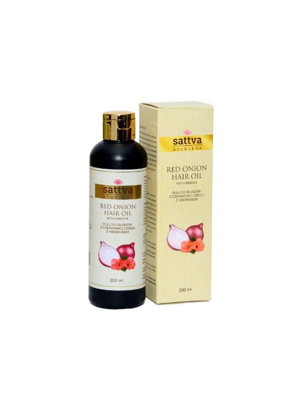 Sattva Ayurveda Rode Ui en Hibiscus haarolie 100 ml