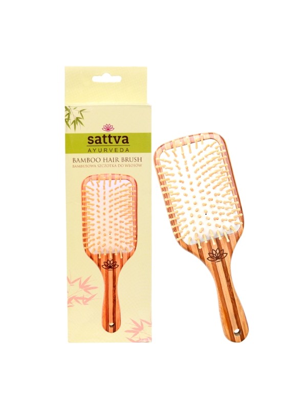 Sattva Ayurveda bamboo hair brush 1 piece