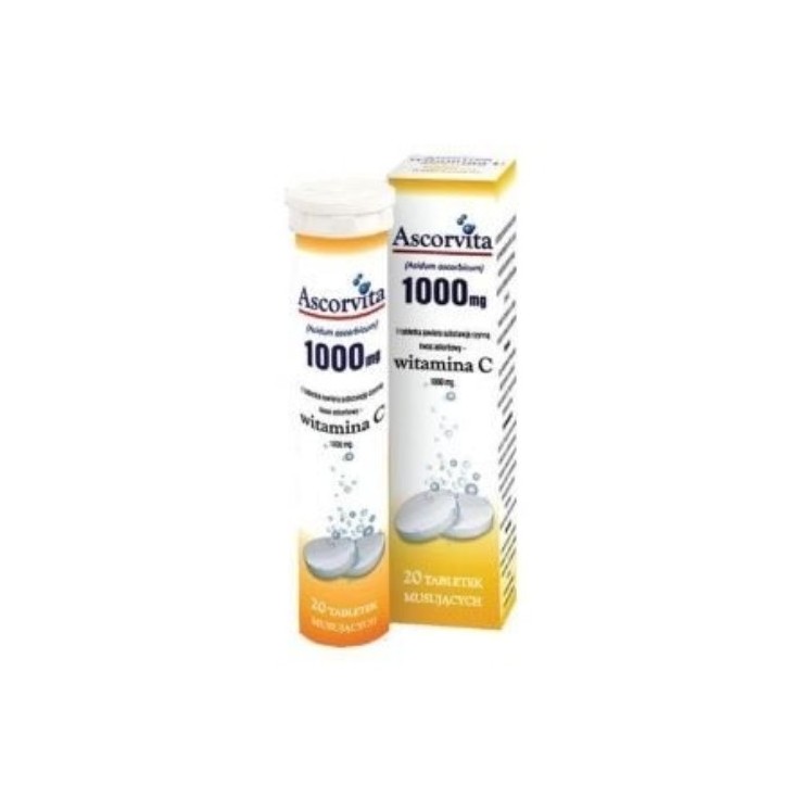 Ascorvita Vitamin C 20 effervescent tablets