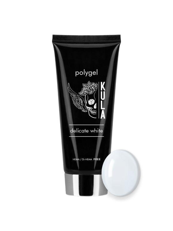 PolyGel acrylic gel building Kula Nails Hema/di- Hema free Delicate White 50 ml