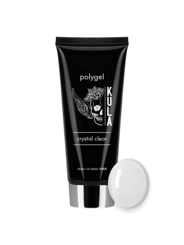 PolyGel Acrylgel zum Aufbau von Kula Nails Hema/di- Hema free Crystal Clear 50 ml