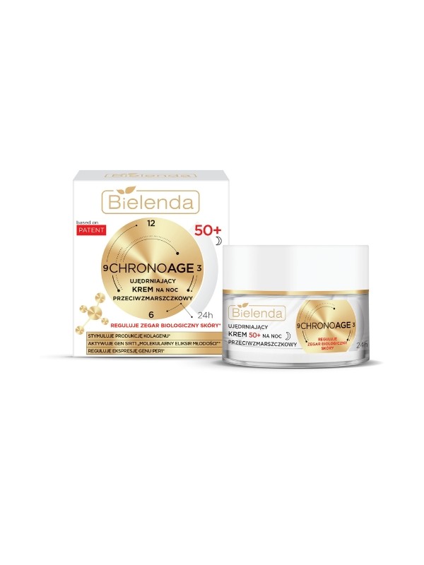 Bielenda Chrono Age 24H Moisturizing Anti-wrinkle face cream for the day 50+ 50 ml