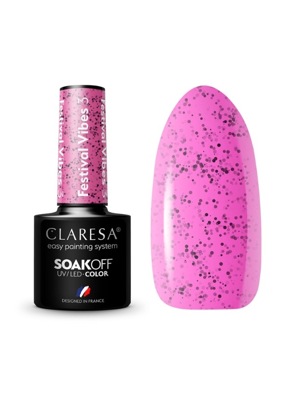 Claresa Festival Vibes Hybrid nail polish /3/ 5 g