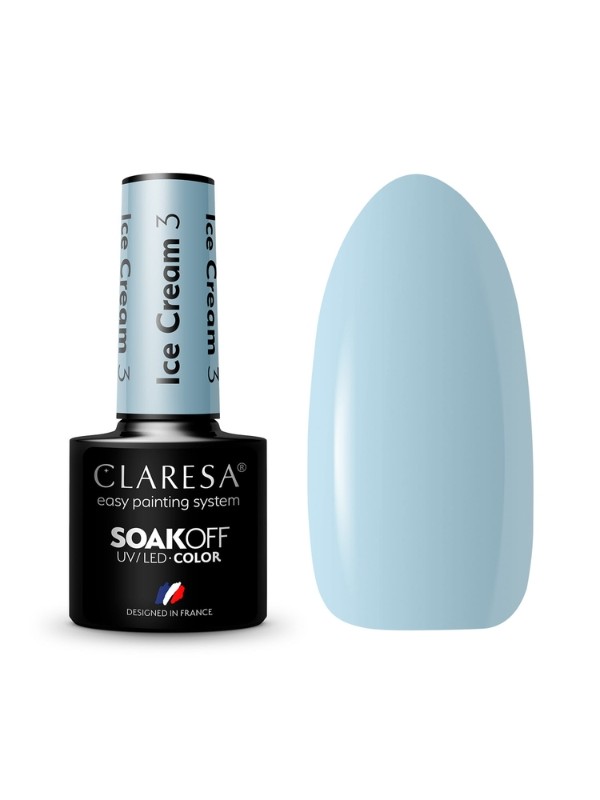 Claresa Ice Cream Hybrid nail polish /3/ 5 g