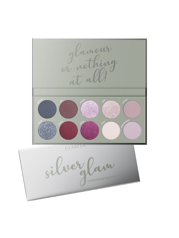 Claresa Silver Glam Lidschatten-Palette 12 g