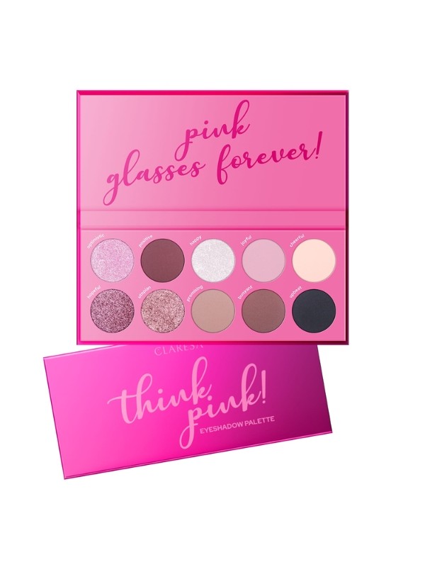 Claresa Think Pink Lidschatten-Palette 12 g