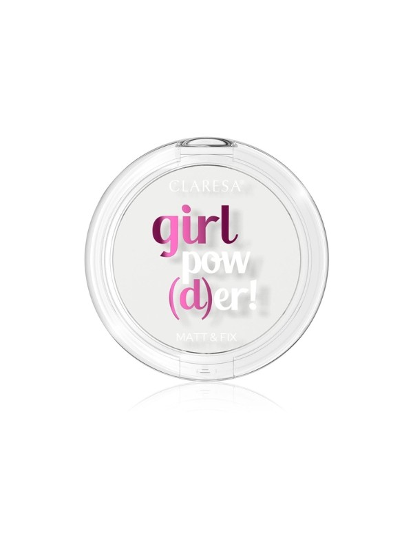 Claresa GIRL POW(D)ER! Puder prasowany Transparentny /00/ 12 g