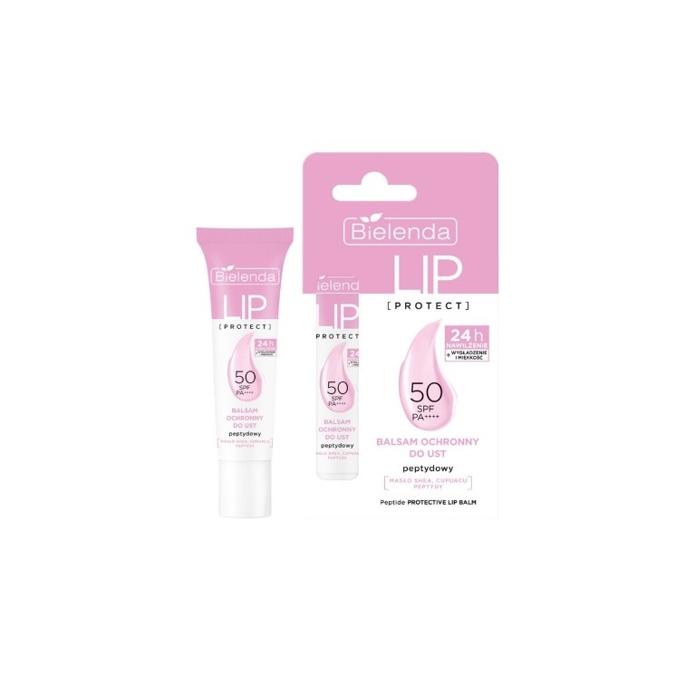 Bielenda Lip Protect Beschermende lippenbalsem SPF 50 peptide 10 g