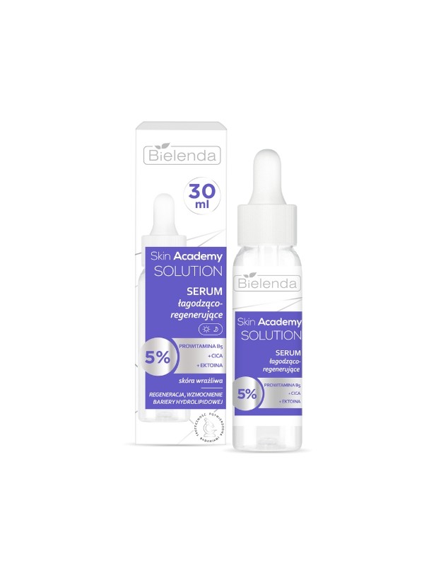 Bielenda Skin Academy Solutions Beruhigendes und regenerierendes Serum Provitamin B5 + CICA + Ektionina 30 ml