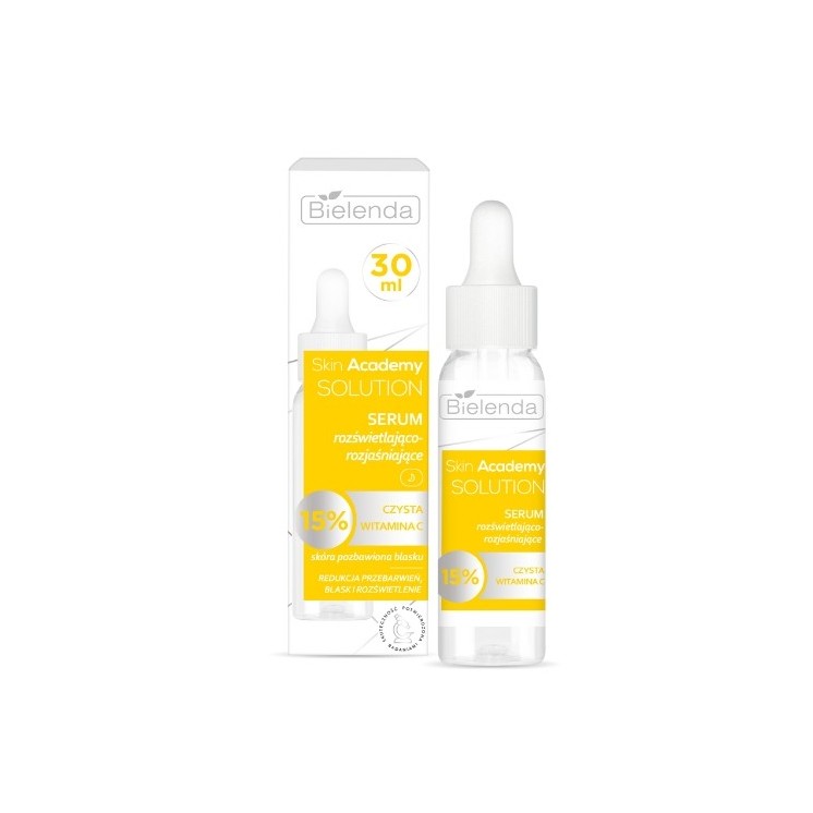 Bielenda Skin Academy Solutions Verhelderend en verhelderend Serum 15% pure vitamine C 30 ml