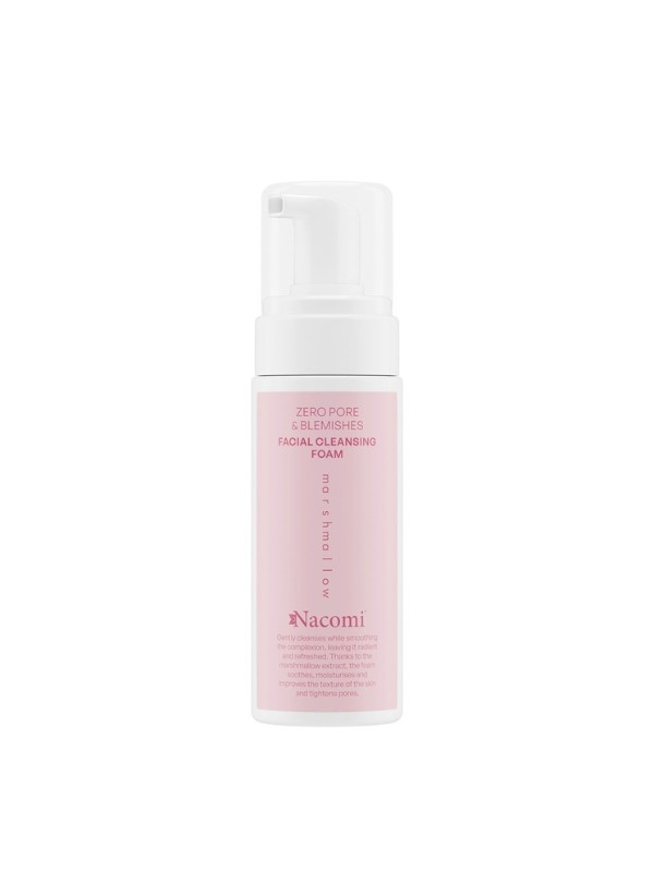 Nacomi Zero Pore&Blemishes reinigender Gesichtsreinigungsschaum Marshmallow 150 ml