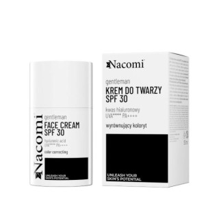 Nacomi Gentelman Gesichtscreme für Männer SPF30 gleicht den Ton aus, 50 ml