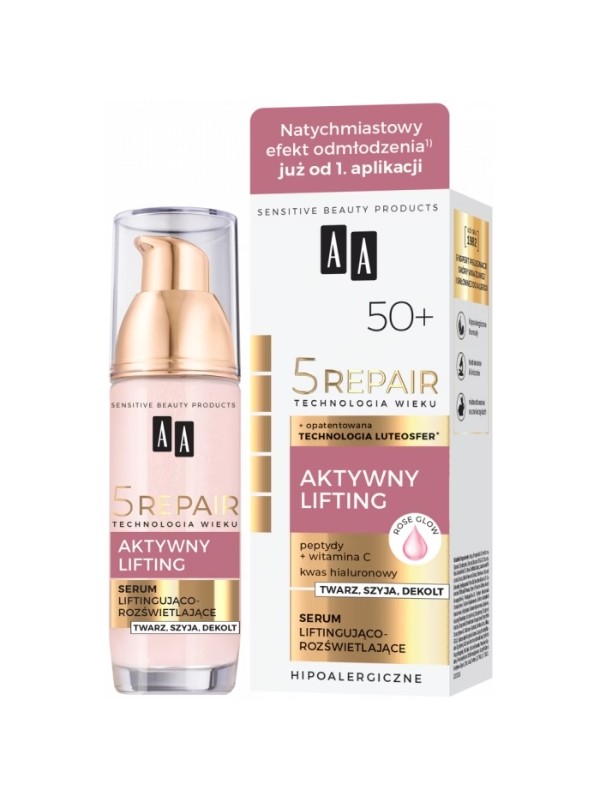 AA Technology of Age 5Repair 50+ Liftend en verhelderend Serum 35 ml