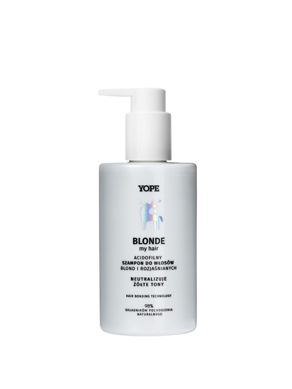 YOPE BLONDE my HAIR Acidofiele shampoo voor blond en geblondeerd haar 300 ml