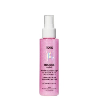 YOPE BLOND my HAIR Aufhellender Nebel für blondes und gebleichtes Haar, Quarzglimmer, 100 ml