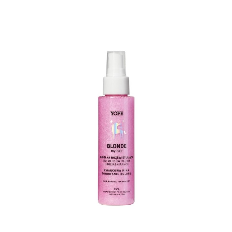 YOPE BLOND my HAIR Verhelderende mist voor blond en geblondeerd haar kwarts mica 100 ml