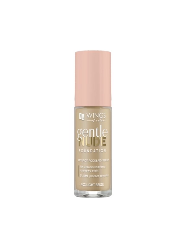 AA Wings of Color Gentle Nude Foundation Abdeckendes Foundation- serum 403 Light Beige 30 ml