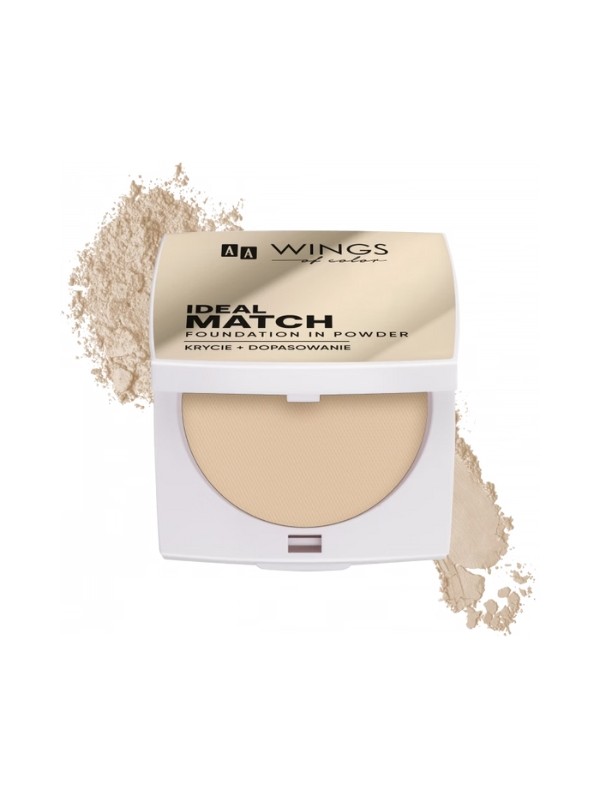 AA Wings of Color Ideal Match Foundation In Powder Multifunktionale Pudergrundierung Vanilla 5 g