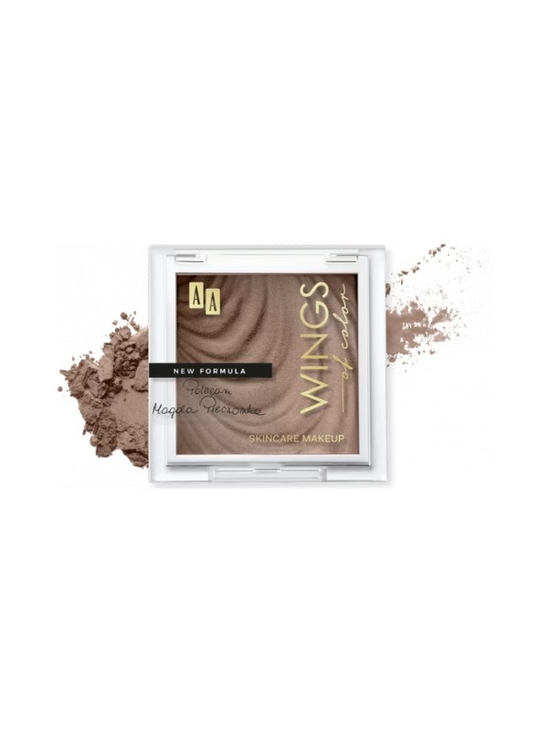 AA Wings of Color Matte Bronze Матовий бронзер для контурування обличчя 02 Natural Bronze 7 г