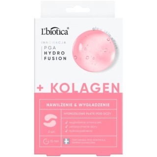 L'biotica PGA Hydro Fusion Hydrogel ooglapjes met collageen 2 stuks