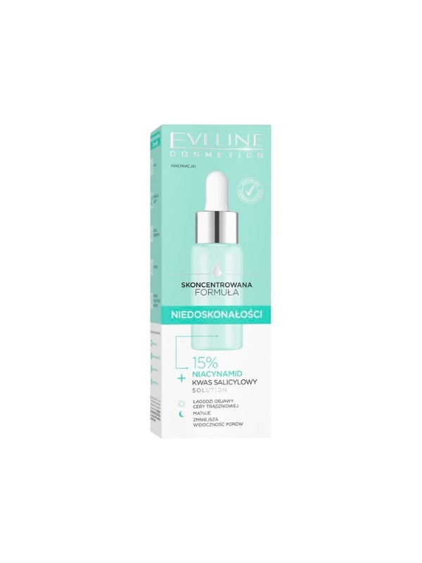 Eveline Concentrated Formula Serum für Unvollkommenheiten am Tag und in der Nacht, 18 ml