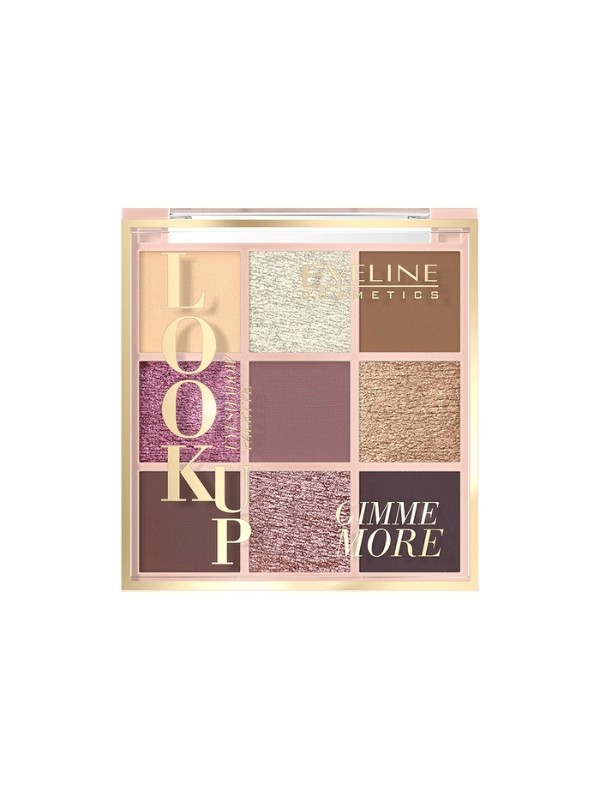 Eveline Look Up Palette mit 9 Gimme More Lidschatten 10,8 g