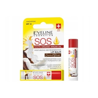 Eveline SOS Nourishing and Regenerating Lip Balm SPF10 Kokos