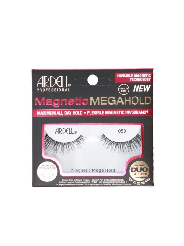 Ardell Magnetic Mega Hold Wimpern auf einem Streifen /050/ Black 1 Paar