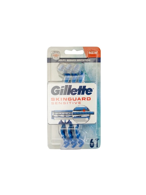 Gillette Skinguard Sensitive Rasierer 6 Stück