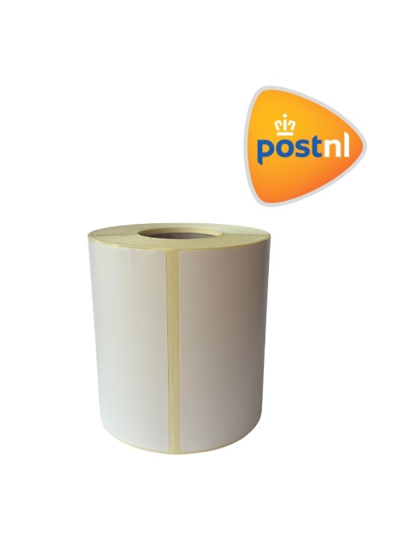 Post.NL verzendlabel wit, 102 mm x 150 mm, 300 etiketten op rol, 25 mm kern, thermisch ECO , duurzaam 1 stuk