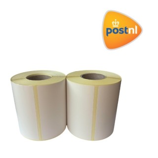 Etykieta wysyłkowa Post.NL biała, 102 mm x 150 mm, 300 etykiet na rolce,  rdzeń 25 mm, termiczne ECO, trwała 2-pak