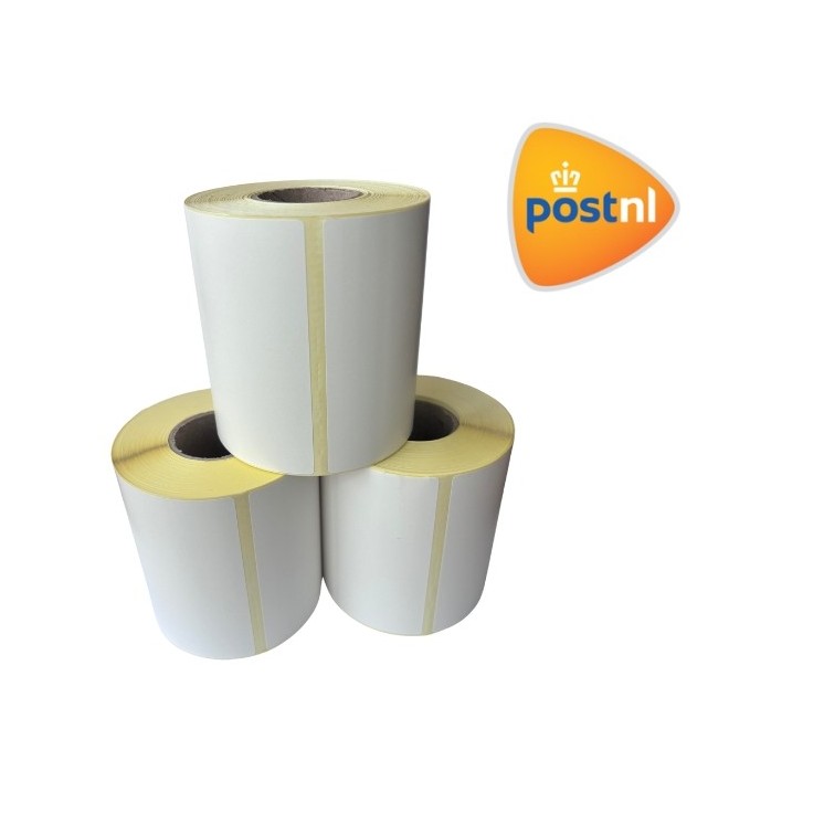 Post.NL Versandetikett weiß, 102 mm x 150 mm, 300 Etiketten auf einer Rolle, 25 mm Kern, Thermo- ECO , langlebig, 3er-Pack