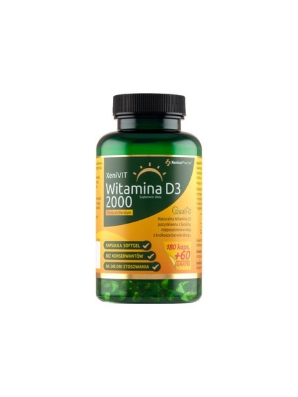 XeniVIT Vitamin D3 2000 IE 240 Kapseln