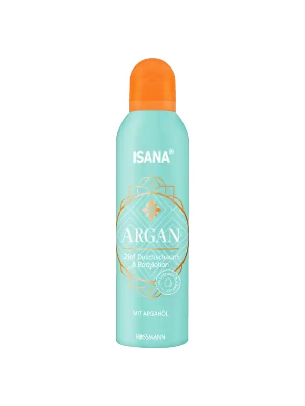 Isana Argan 2in1 Duschschaum & Körperlotion 200 ml