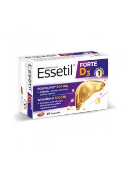 Ессетил Forte D3 600 мг +...