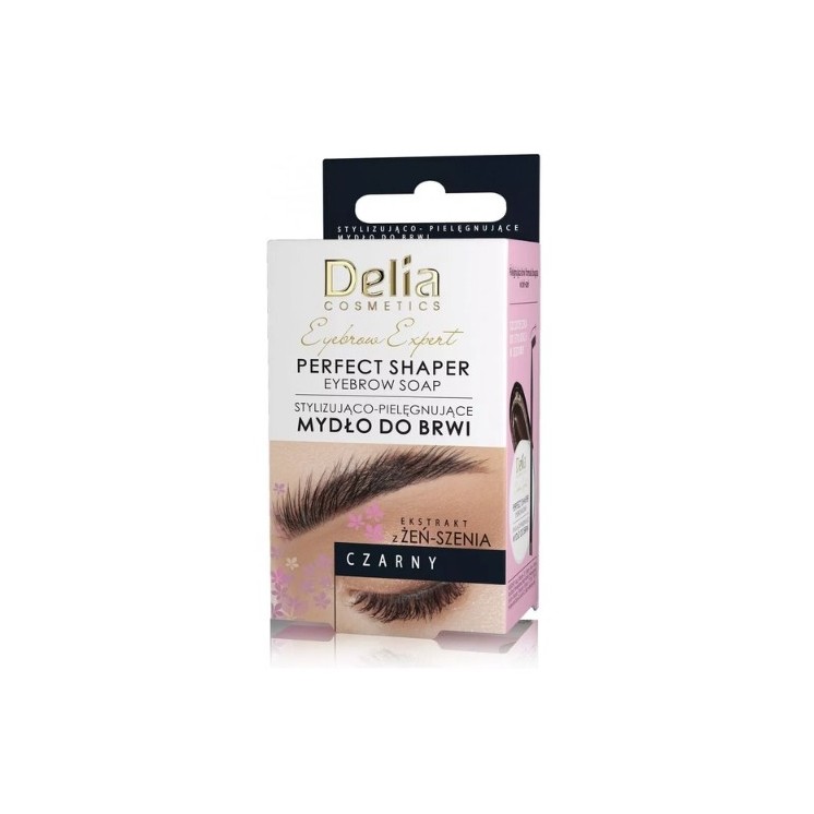 Delia Eyebrow Expert Mydło do stylizacji brwi Czerń 10 ml