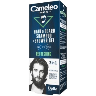 Delia Cameleo Men 2in1 erfrischendes Shampoo und Duschgel für Männer 150 ml