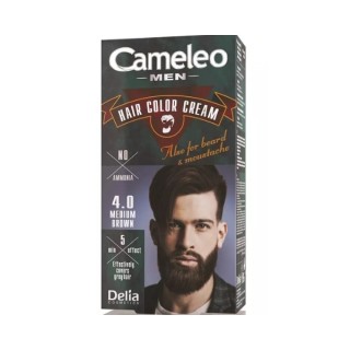 Delia Cameleo Men Фарба для волосся та бороди чоловіча /4.0/ Medium Brown мл