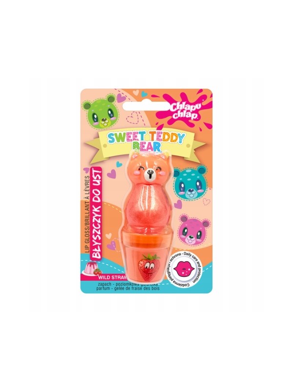 Chlapu Chlap Sweet Teddy Bear Lipgloss Erdbeergelee 10 ml