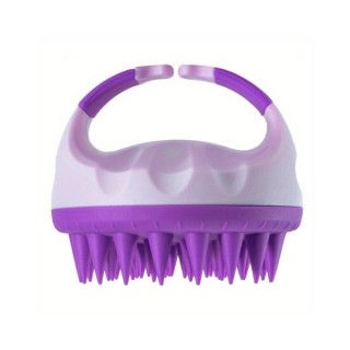 Violet siliconen hoofdhuidmassager 1 stuk