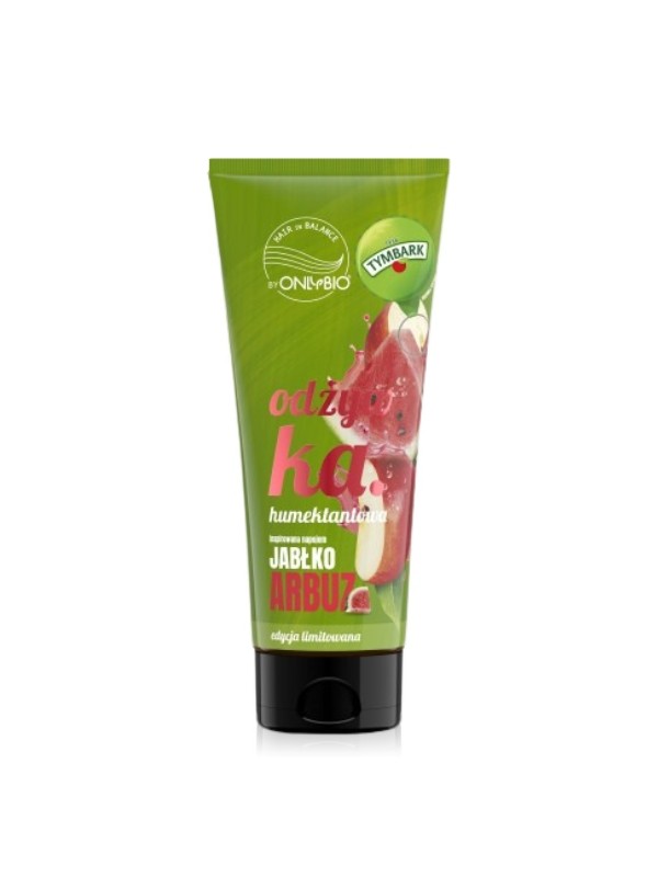 OnlyBio Hair in Balance x Tymbark Apfel-Wassermelone feuchtigkeitsspendende Haarspülung 200 ml