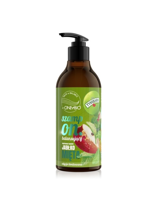 OnlyBio Hair in Balance x Tymbark Szampon balansujący Jabłko-Mięta 400 ml