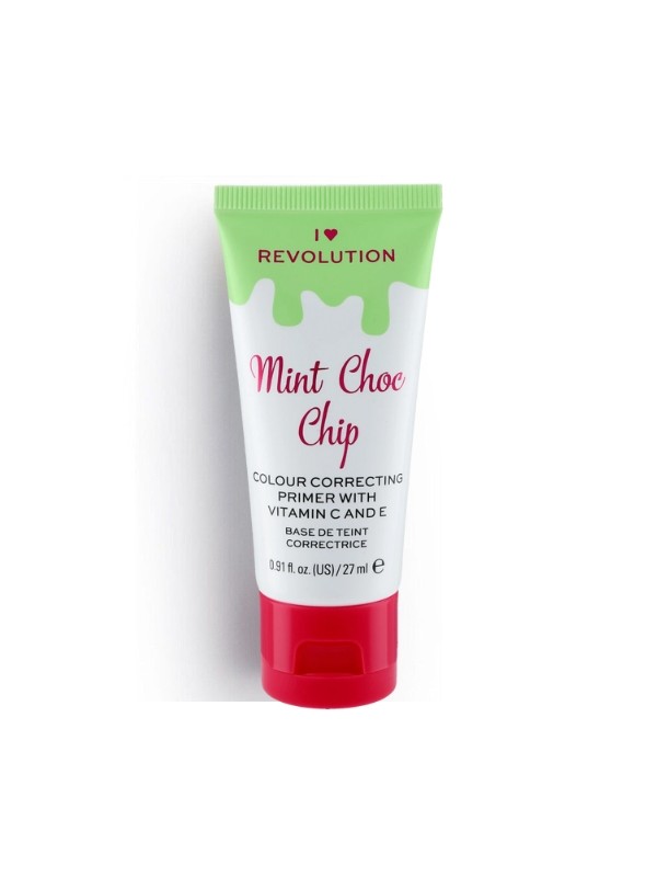 Makeup Revolution I Heart Makeup egaliseert de huidtint Mint Choc Chip make-upbasis 27 ml