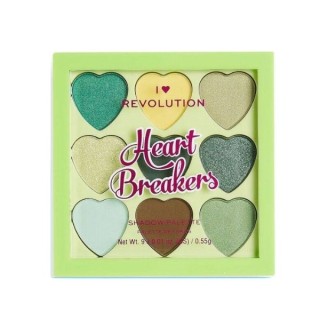 Makeup Revolution I Heart Makeup Palette van 9 oogschaduws Heart Brakers Lucky 0,55 g