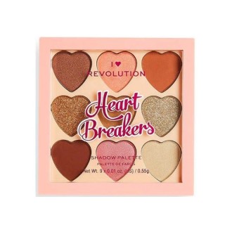 Makeup Revolution I Heart Makeup Palette van 9 oogschaduws Heart Brakers Majestic 0,55 g