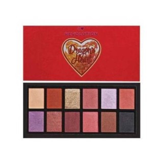 Makeup Revolution I Heart Makeup Palette van 12 oogschaduw Dragons Heart 0,75 g