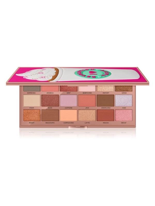 Makeup Revolution I Heart Revolution Tasty Palette of 18 eye shadows Coffee