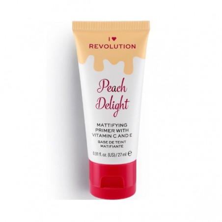 Revolution I Heart Makeup mattifying Peach Delight makeup base 27 ml